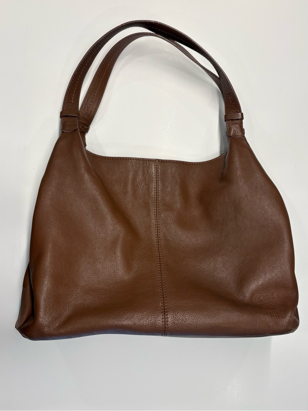 Vince Camuto Corin Tote in Cocoa Bisquit 100% Genuine Leather Shoulder Bag